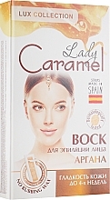 Face Epilation Wax "Argan" - Caramel — photo N1