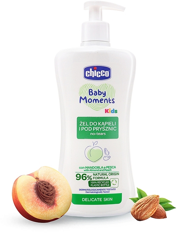 Shower Gel - Chicco Baby Moments Kids — photo N1