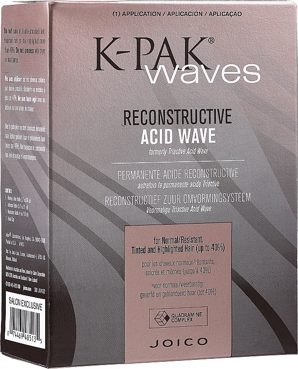 Acid Wave Set for Normal Hair - Joico K-Pak Reconstructive Acid Wave N/R — photo N1