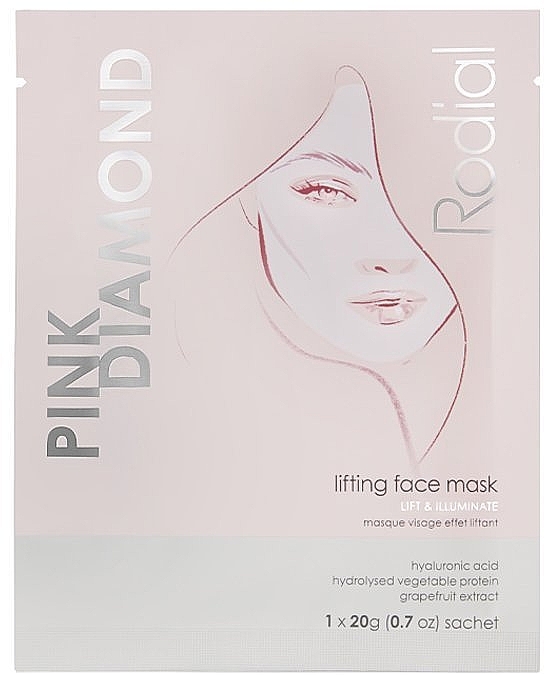 Lifting Mask with Pink Diamond - Rodial Pink Diamond Lifting Mask — photo N1