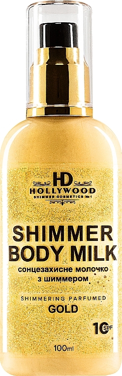 Shimmering Body Milk - HD Hollywood Shimmer Body Milk Gold SPF 10 — photo N1