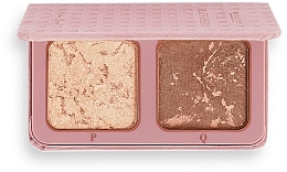 Face Contour Palette - Makeup Revolution Maffashion Face Duo Malibu Sunset Diary — photo N2