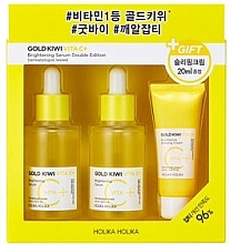 Fragrances, Perfumes, Cosmetics Set - Holika Holika Gold Kiwi Vita C Plus Special Edition Double Set