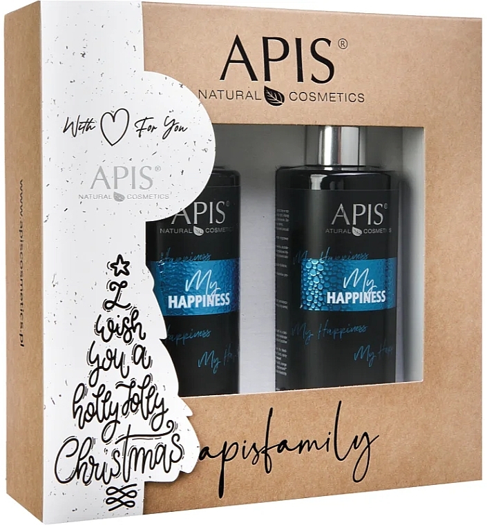 Set - APIS Professional My Happiness Gift Set (b/balm/300ml+sh/gel/300ml) — photo N1