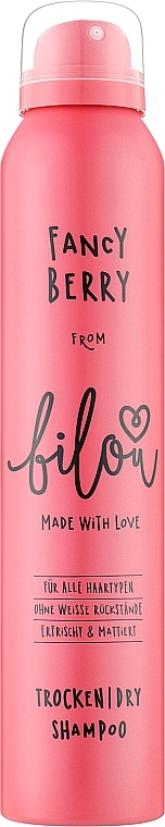 Strawberry & Coconut Cream Dry Shampoo - Bilou Fancy Berry	 — photo N1