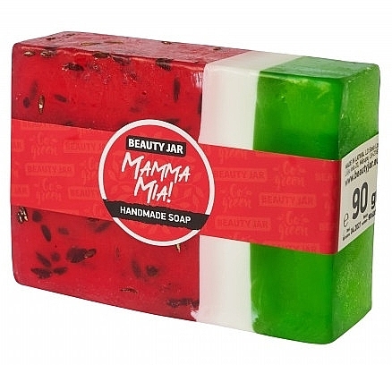 Handmade Soap "Watermelon" - Beauty Jar Mamma Mia! Handmade Soap — photo N1