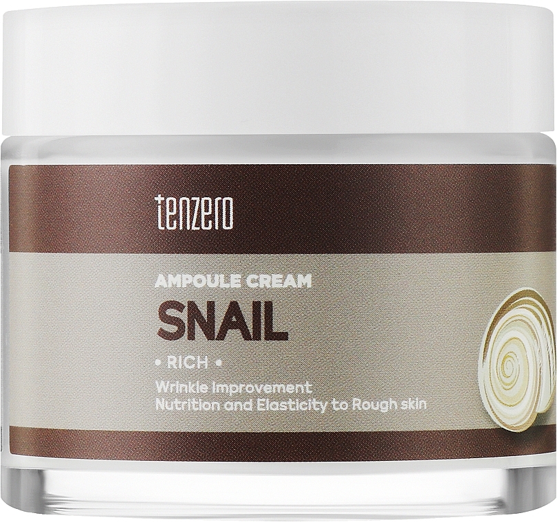 Snail Face Ampoule Cream - Tenzero Rich Snail Ampoule Cream — photo N1