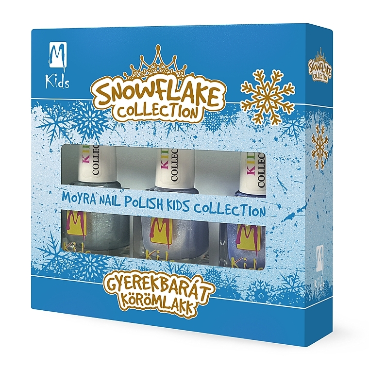 Nail Polish Set - Moyra Kids Effect Nail Polish Snowflake Collection (3x7ml) — photo N1