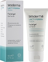 Fragrances, Perfumes, Cosmetics Moisturizing Face Gel - SesDerma Laboratories Lactyferrin Sebum Facial Gel