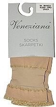 Bianca Women Socks, nudo-oro - Veneziana — photo N1