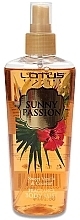 Fragrances, Perfumes, Cosmetics Perfumed Body Mist - Lotus Sunny Passion Sweet Vanilla & Coconut Body Mist