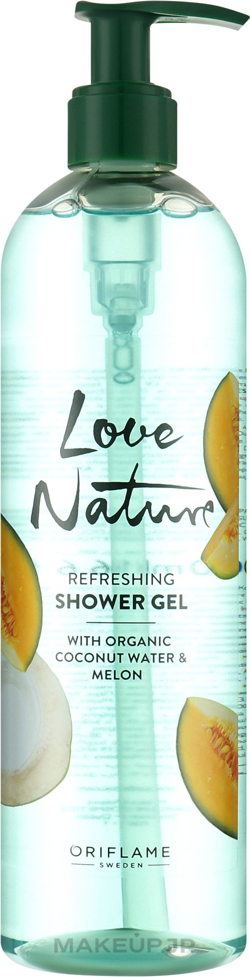 Energizing Shower Gel with Organic Coconut Water & Melon - Oriflame Love Nature Organic Coconut Water & Melon Shower Gel — photo 500 ml