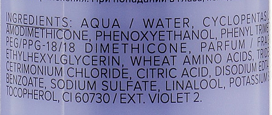 Biphase Moisturizing Conditioner Spray for Blonde & Grey Hair - Coiffance Professionnel Blonde Moisturizing Leave-In Spray — photo N3