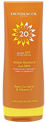 Water-Resistant Sun Milk - Dermacol Sun Water Resistant Milk SPF20 — photo N1