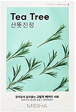 Tea Tree Extract Face Mask - Missha Airy Fit Tea Tree Sheet Mask — photo N1