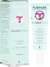 Fragrances, Perfumes, Cosmetics Night Corrective Cream - Floslek Balance T-Zone Corrective Cream 