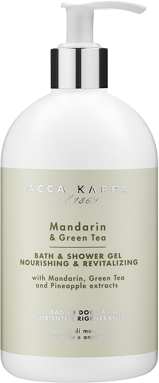 Acca Kappa Mandarin & Green Tea Douche Gel - Shower Gel — photo N1