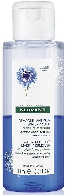 Biphase Waterproof Eye Makeup Remover - Klorane Waterproof Eye Make-up Remover — photo N1