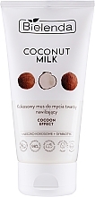 Fragrances, Perfumes, Cosmetics Moisturizing Face Cleansing Coconut Mousse - Bielenda Coconut Milk Moisturizing Face Mousse