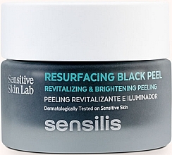 Fragrances, Perfumes, Cosmetics Face Peeling - Sensilis Resurfacing Black Peel