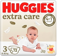 Fragrances, Perfumes, Cosmetics Extra Care 3 Diapers, 6-10 kg, 72 pieces, Box - Huggies