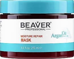 Fragrances, Perfumes, Cosmetics Maska regeneruj№ca z olejem arganowym - Beaver Professional Argan Oil Moisture Repair Mask