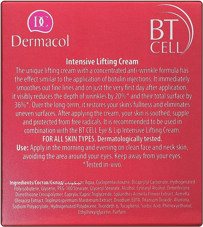 Lifting Face Cream - Dermacol BT Cell Intensive Lifting Cream — photo N4