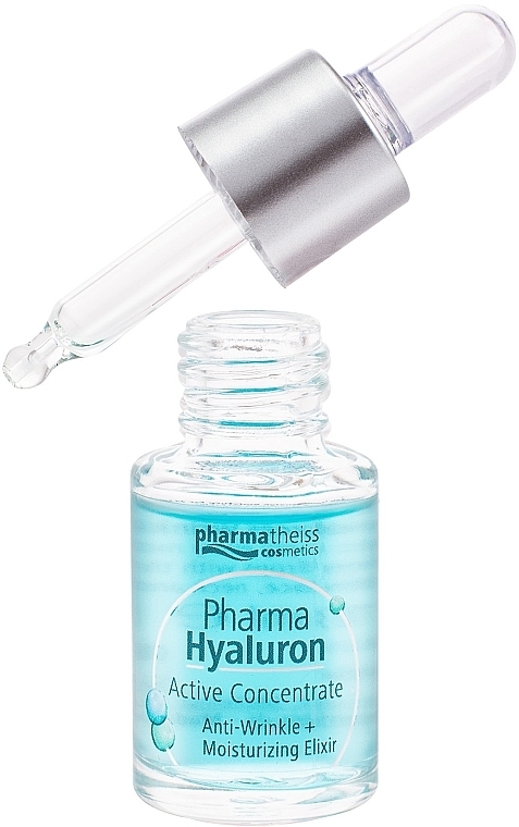 Active Hyaluron + Hydration Face Serum - Pharma Hyaluron Pharmatheiss Cosmetics Active Concentrate Anti-wrinkle + Moisturizing Elixir — photo N4