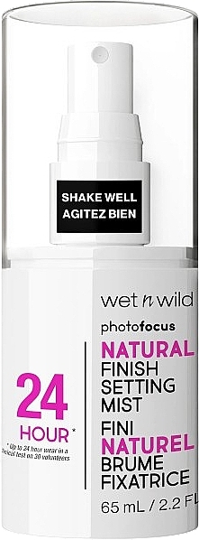 Makeup Setting Spray - Wet N Wild Photo Focus Natural Finish Setting Mist 24 Hours — photo N1