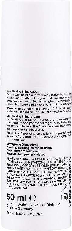 Shine Hair Conditioner Cream - Alcina Hair Care Shine Conditioning Cream — photo N2