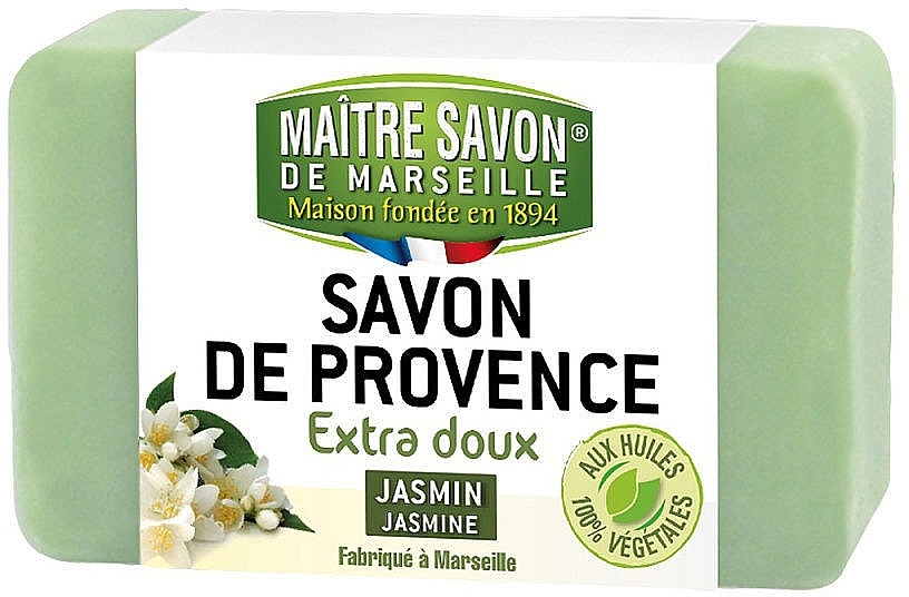 Jasmine Soap - Maitre Savon De Marseille Savon De Provence Jasmin Soap Bar — photo N7