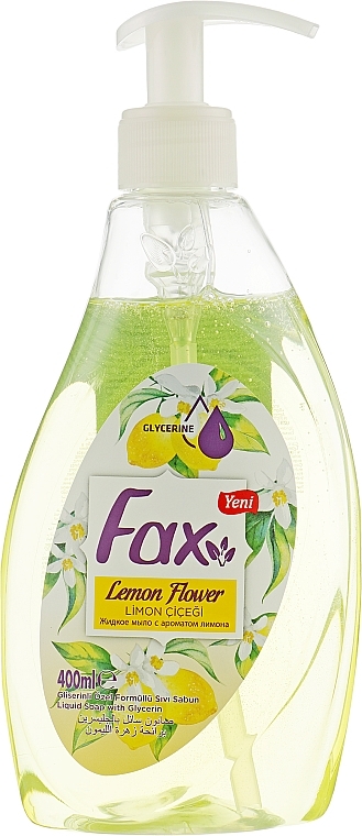 Lemon Liquid Soap - Fax Soap — photo N1