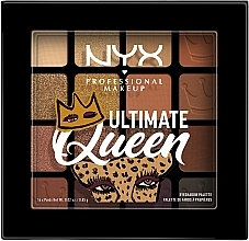 Eyeshadow Palette - NYX Professional Makeup Ultimate Shadow Palette USP15 Ultimate Queen — photo N2