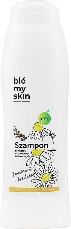 Shampoo for Bleached and Colored Hair ‘Chamomile and Sea Buckthorn’ - Bio My Skin — photo N1