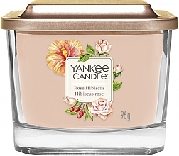 Fragrances, Perfumes, Cosmetics Scented Candle - Yankee Candle Elevation Rose Hibiscus