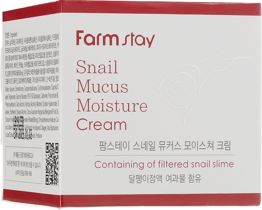 Snail Mucus Moisture Cream - FarmStay Snail Mucus Moisture Cream — photo N1