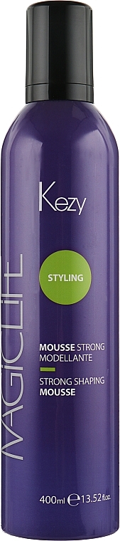 Strong Hold Hair Styling Gel Mousse - Kezy Magic Life Mousse — photo N1