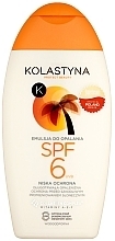 Fragrances, Perfumes, Cosmetics Tan Emulsion - Kolastyna Suncare Emulsion SPF 6