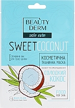 Fragrances, Perfumes, Cosmetics Coconut Sheet Mask - Beauty Derm Sweet Coconut Face Mask