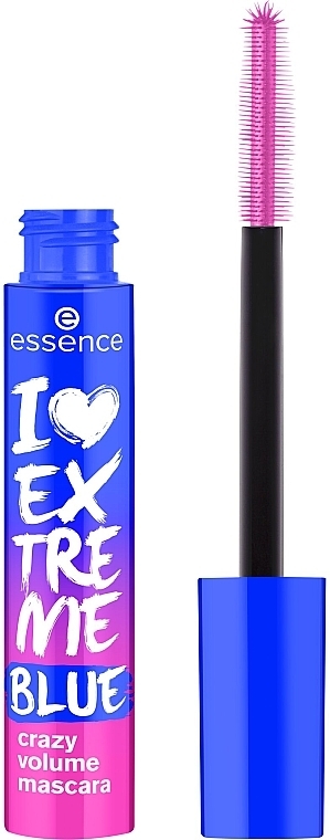  Volumising Mascara  - Essence I Love Extreme Blue Crazy Volume Mascara — photo N1