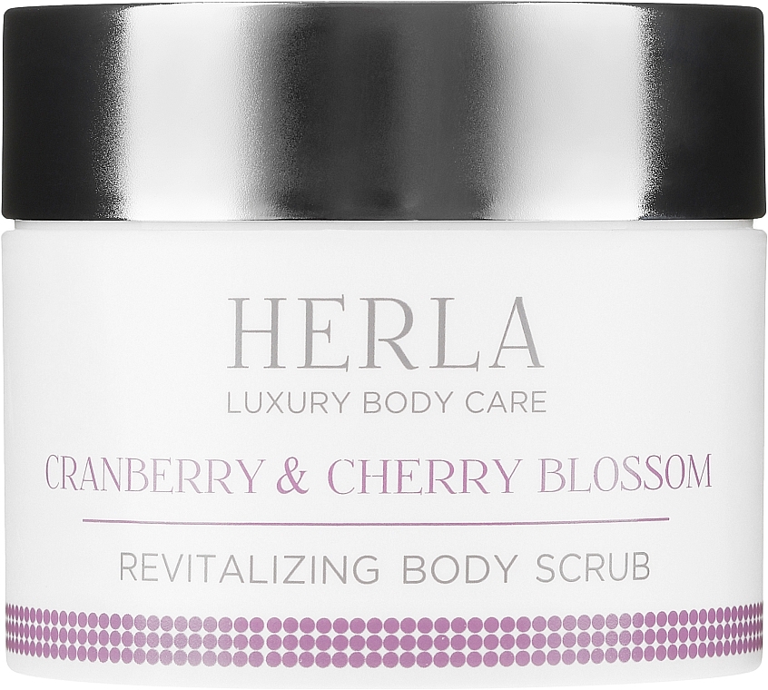 Body Scrub - Herla Luxury Body Care Cranberry & Cherry Blossom Revitalizing Body Scrub — photo N2