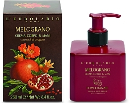 Fragrances, Perfumes, Cosmetics L'Erbolario Pomegranate - Body & Hand Cream