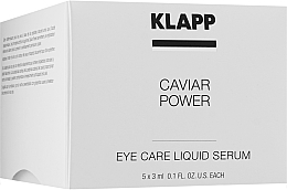 Fragrances, Perfumes, Cosmetics Eyelid Gel "Caviar Power" - Klapp Caviar Power Eye Care 