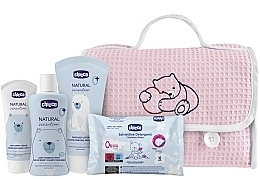 Set, 4 products - Chicco Natural Sensation Pink Set — photo N1