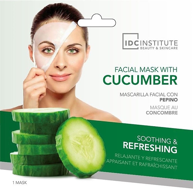 Cucumber Face Mask - IDC Institute Face Mask — photo N1