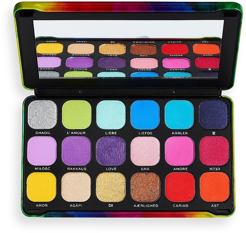 Eyeshadow Palette - Makeup Revolution Forever Flawless Pride We Are Love Eyeshadow Palette — photo N3