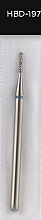 Fragrances, Perfumes, Cosmetics Diamond Nail File Drill Bit, rounded cylinder, L-6 mm, 1.0 mm, blue - Head The Beauty Tools