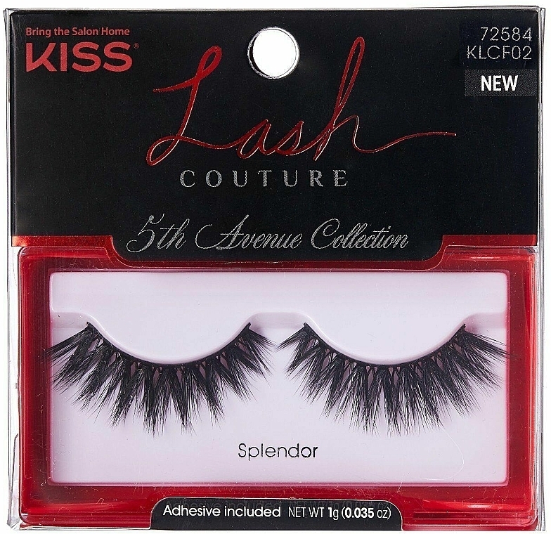 False Eyelashes - Kiss Lash Couture 5Th Avenue Splendor — photo N1