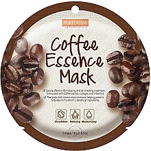 Fragrances, Perfumes, Cosmetics Coffee Collagen Mask - Purederm Coffe Essence Mask