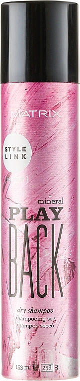 Dry Shampoo - Matrix Style Link Mineral Play Back Dry shampoo — photo N1